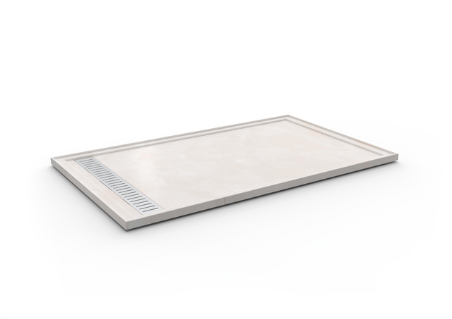 Акриловый душевой поддон для квартиры с твердой поверхностью