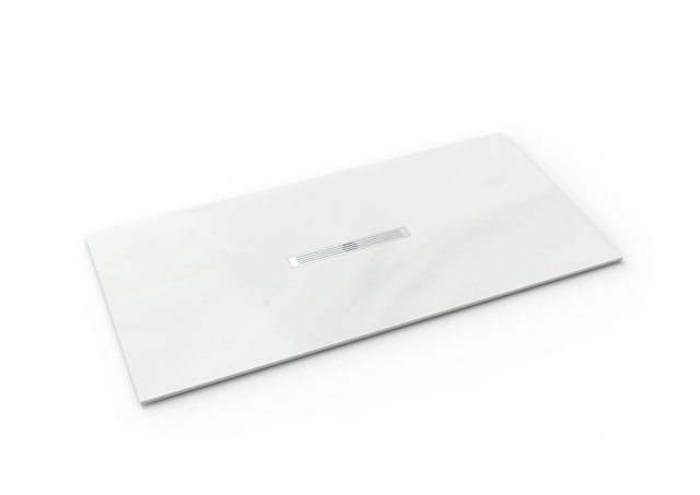 Прямоугольный душевой поддон с твердой поверхностью