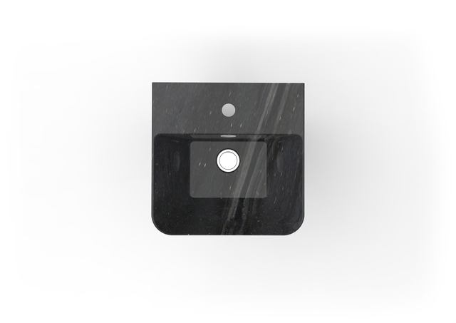 Простая в обслуживании каменная раковина из смолы, раковина на пьедестале для гостиницы